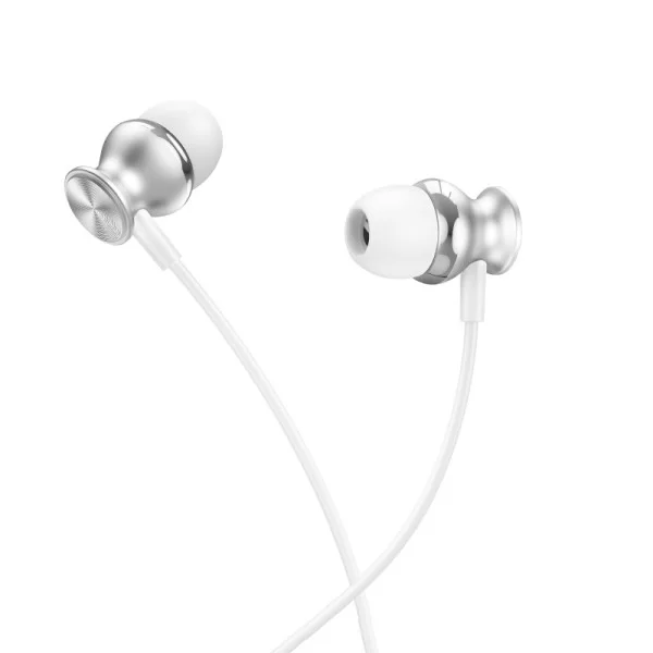Наушники Hoco M106 Fountain metal (1.2 м) [Silver]